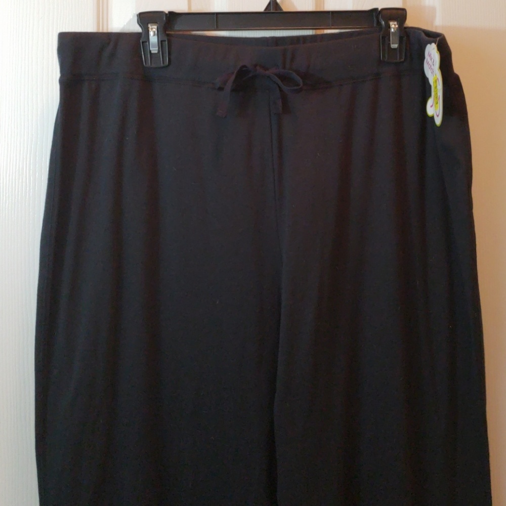 Black Drawstring Lounge Pants